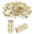 Knurled Insert Nuts 30pcs M3 X 10mm L 5mm Od Thread Printing Brass Female Threadeds Heat Set Insert Embedment 