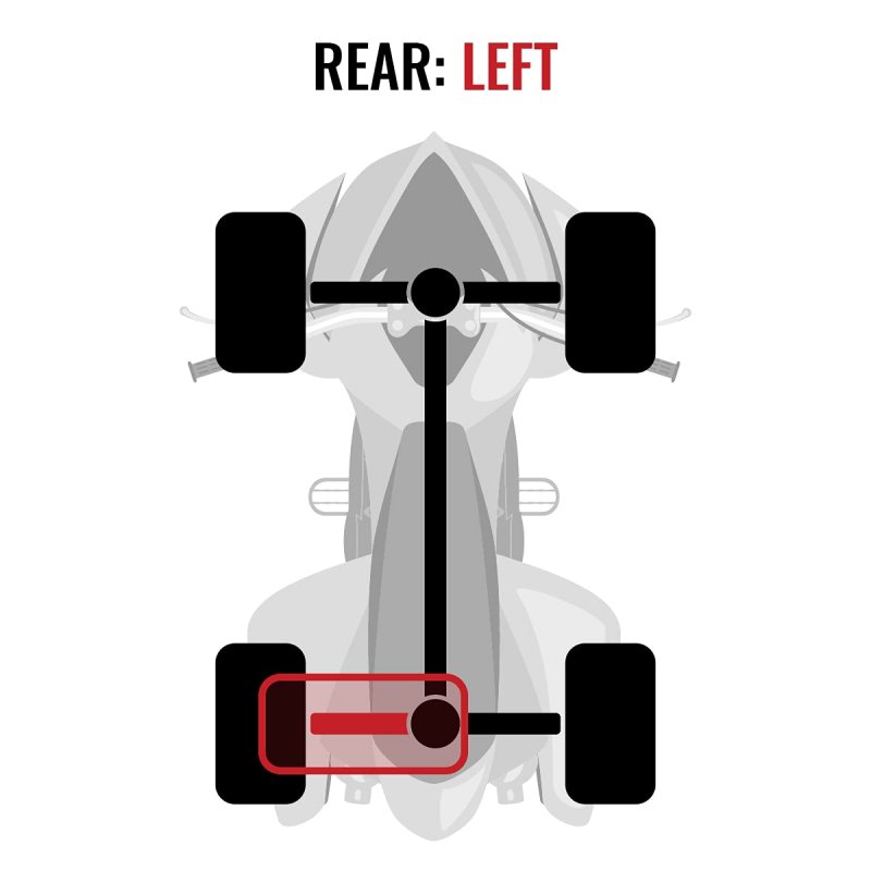 Sixity 2015 For Honda Rincon 4x4 Rear Left Xta Axles Back Driver Trx680fa 2ac