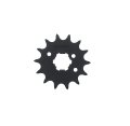 Non O Ring Chain Sprocket Black For 2001-2004 Yamaha Yfm350 Warrior 14 41 104l