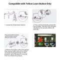 Garage Door Remote Opener For Chamberlain 750cb 753cb 740cb 850cb 853cb 959cb 856cb 1993-1997 Green Button