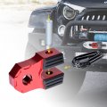 Combo 2x Blue 22 1 2 Synthetic Winch Rope Towing 38 000lb Soft Shackle Red Billet Flat Hook Mounting Assembly