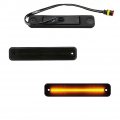 Gtinthebox Smoked Lens Amber Led Front Side Marker Light For 2003-2009 Hummer H2 Fender Lamps