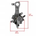 Caltric Rear Brake Caliper With Rotor For Yamaha Yz250f 2009 2010 2011-2018