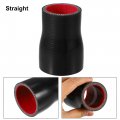 Uxcell 38-48mm 1 5 -1 9 Id Straight Silicone Reducer Hose Coupler Intercooler Tube Black For Car Intake Piping