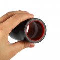Uxcell 38-48mm 1 5 -1 9 Id Straight Silicone Reducer Hose Coupler Intercooler Tube Black For Car Intake Piping