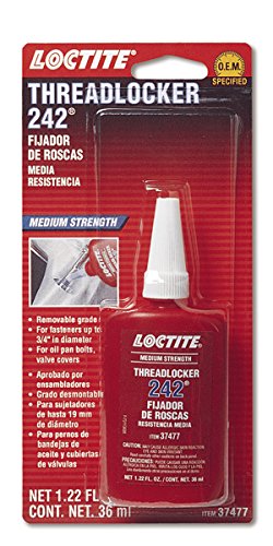 Loctite 37477 Blue Threadlocker 242 36-mililiter Bottle