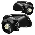 Uframe Compatible With 2014-2016 Jeep Cherokee Pair Fog Lights Clear Lens Wiring Kit Included Pls See Product Description For