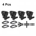 X Autohaux 4pcs Cl5644 Front Windshield Washer Nozzle For Toyota Sienna Solara Corolla Tundra 85381ae020 85381-ae020 Jet Spray