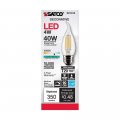 Satco S21314 4ca10 Led 940 Cl 120v E26-6 Pack