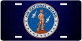 6in X 12 In Aluminum License Plate Us Air National Guard Seal 