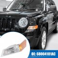 X Autohaux Front Left Side Turn Signal Light Lamp Cover Marker Corner 68004181ac For Jeep Patriot 2007-2017