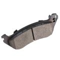 Rear D1109 Semi-metal 4pcs W Hardware Disc Brake Pad Set