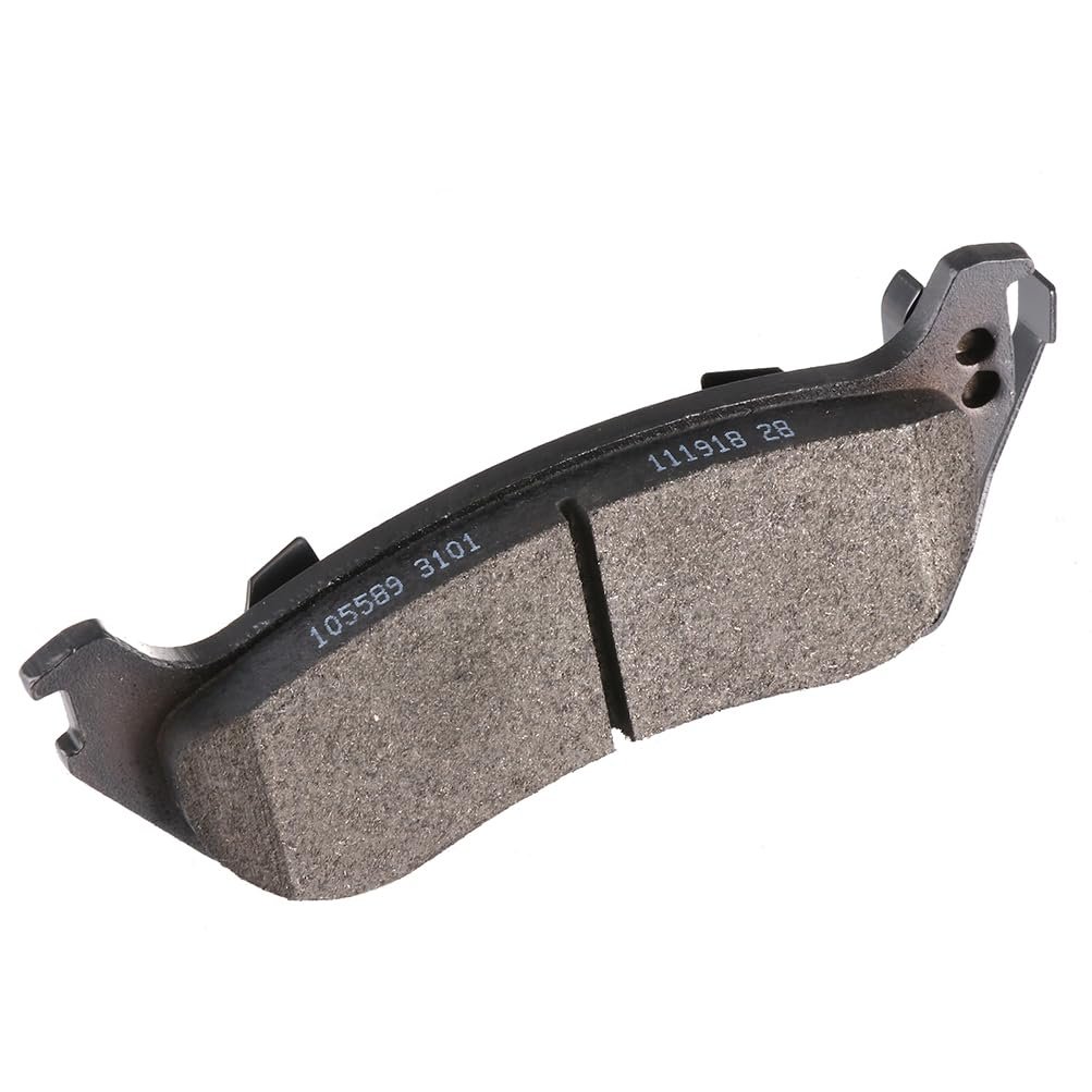 Rear D1109 Semi-metal 4pcs W Hardware Disc Brake Pad Set