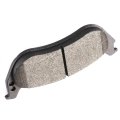 Rear D1109 Semi-metal 4pcs W Hardware Disc Brake Pad Set