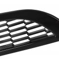 Ecotric Front Upper Lower Grille Compatible With 2002-2006 Mini Cooper R50 R52 R53 Honeycomb Mesh Grill Glossy Black 2 Pcs