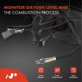 A-premium O2 Oxygen Sensor Compatible With Volkswagen Golf 1999-2006 Beetle 2001-2004 1 8l 2 Upstream Downstream 2-pc Set