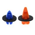 Autokay New 100x Orange Blue Clips For 4runner Tacoma Trim Moulding 75395-35070 75396-35020