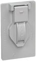 Hubbell-bell 5155-0 Weatherproof Cover 2-13 16-inch X 4-9 
