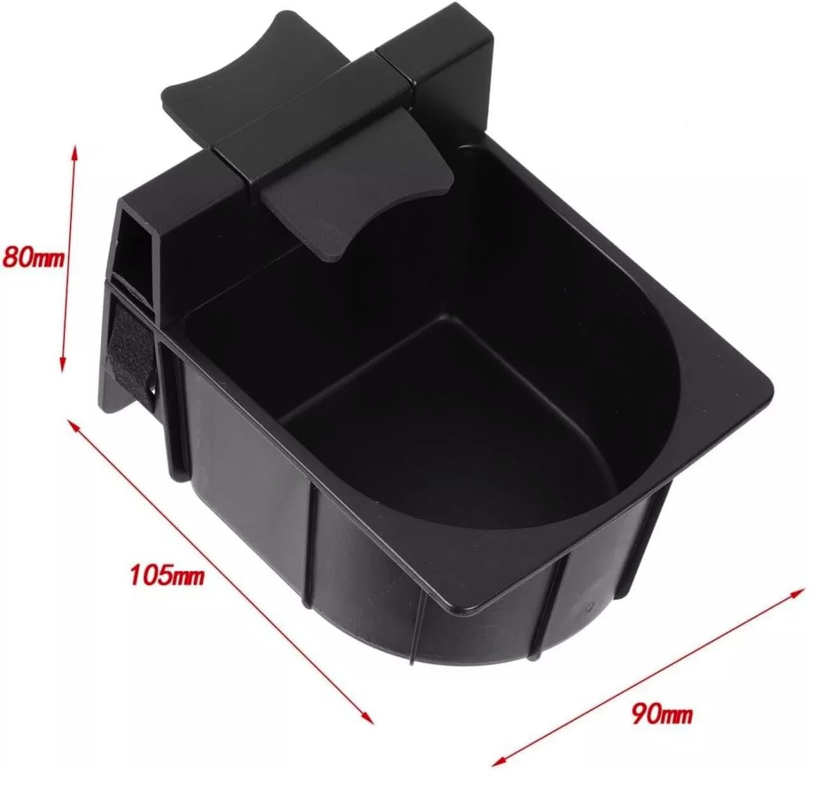 Center Console Cup Holder Divider For Subaru Impreza 2008 2014 Wrx Sti 2015 2021 And Crosstrek Premium 2016 2017 Black Abs