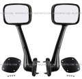 Hood Mirror Chrome Driver Passenger Side With Mounting Kits Fit Freightliner Cascadia Truck