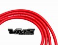 Vms Racing 99-01 10 2mm High Heat Performance Spark Plug Wires Set In Red Compatible With Volkswagen Vw Jetta 2 0l Engines Only