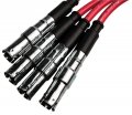 Vms Racing 99-01 10 2mm High Heat Performance Spark Plug Wires Set In Red Compatible With Volkswagen Vw Jetta 2 0l Engines Only