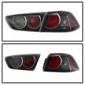 Acanii For Black Smoked 2008-2017 Mitsubishi Lancer 08-15 Evo X Tail Lights Brake Lamps