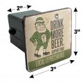 Drink More Beer Support Local Leprechauns Trailer Hitch Cover Plug For 2 In Receivers Heavy Duty Black Abs Plastic Modern Style
