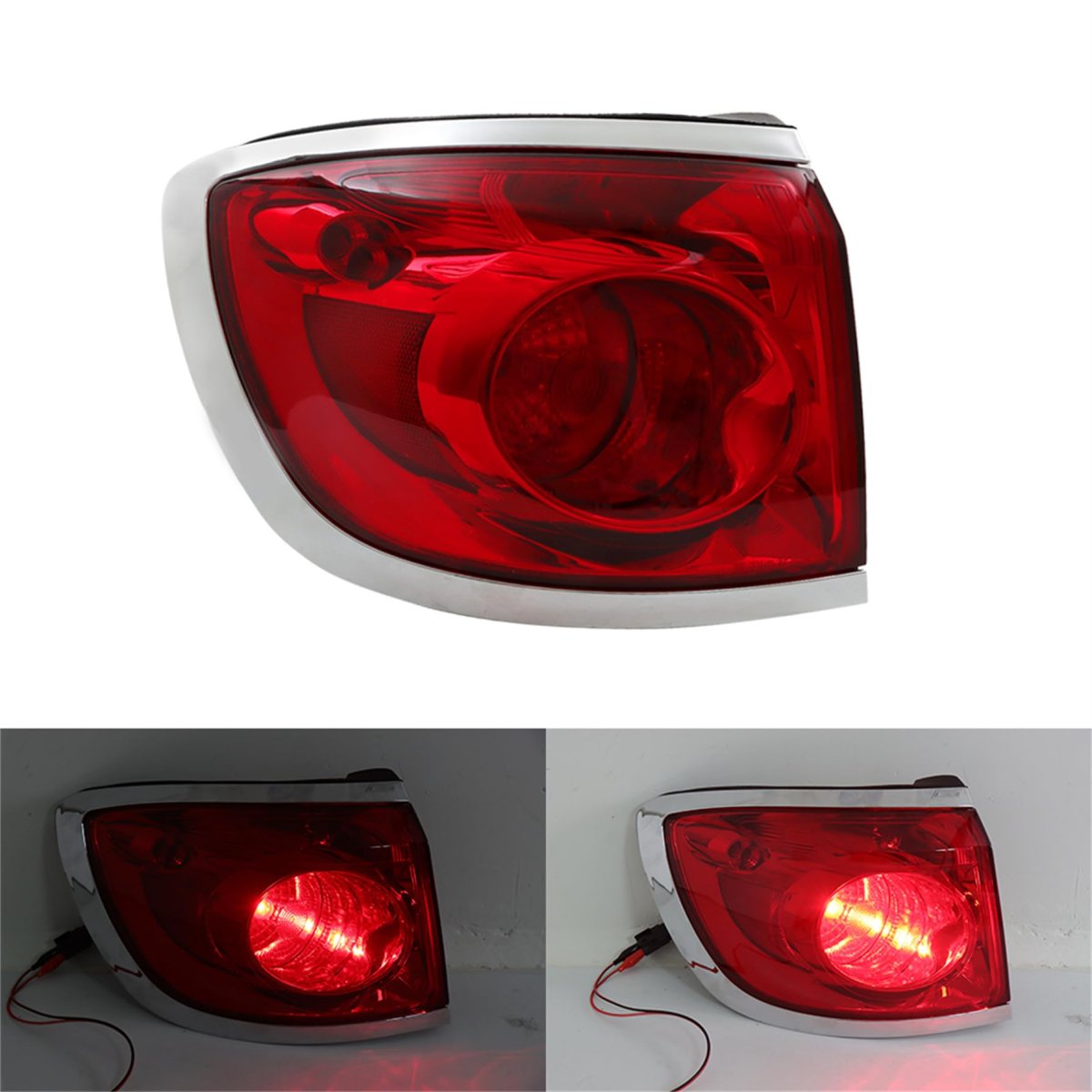 Tail Light Assembly Replacement For 2008 2009 2010 2011 2012 Enclave Driver Side Rear Left Outside Brake Part Number 25954941