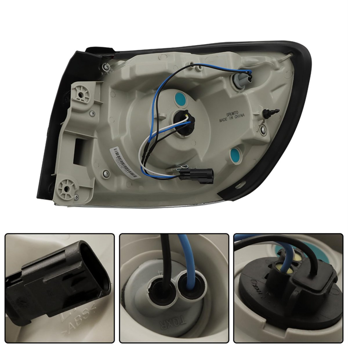 Tail Light Assembly Replacement For 2008 2009 2010 2011 2012 Enclave Driver Side Rear Left Outside Brake Part Number 25954941