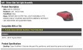 Left Driver Side Outer Tail Light Assembly Without Led Quarter Panel Mounted Compatible With 2016-2018 Toyota Rav4