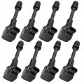 Aintier 8pcs Ignition Coil Easy-installation Designed Fits For Nissan Armada Titan Infiniti Qx56 2004-2006 Equivalent With