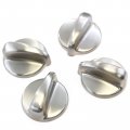 Red Hound Auto 4 Range Top Surface Burner Metal Knobs Replacement For General Electric Hotpoint Wb03t10266 