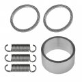 Caltric Muffler Pipe Gaskets And Springs For Can-am Bombardier Ds650 Baja X 2000-2007