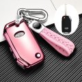 Ontto 3-button Key Fob Case For Kia Flip Remote Full Protection Soft Tpu Cover Pink