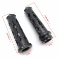 Httmt- Trhb121-22- Black Hollowed-out Spike Grip 7 8 Bars Cnc Compatible With Kawasak Handlebars Sport Bikes
