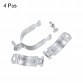Uxcell 2-3 8 Emt Strut Clamps Steel For Rigid Conduit And Pipe 4pcs Universal With Bolt Nut