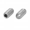 Uxcella M10x20mm 304 Stainless Steel Spring Hex Socket Ball Point Grub Set Screws 4pcs