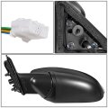 Ni1320286 Factory Style Driver Left Side Mirror Manual Folding Power Adjust Turn Signal Compatible With Rogue 16 Paint To Match