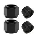 2 Pcs Female Hardline Tube Nut Sleeve Fitting For Od Aluminum Tubing 