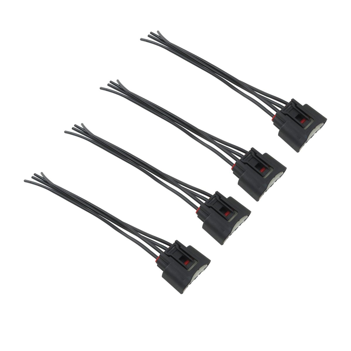 4 Pcs Ignition Coil Female Connector Plug Harness Replace 90919-02244 90080-19015 90919-02239 For 2001-2017 Toyota Rav4 2 5l