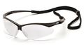 Pyramex Safety Pmxtreme Eyewear Black Frame With Cord Clear Lens 
