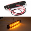 10pcs 6 Led Trailer Side Marker Lights 12v 3 8 Front Rear Signal Indicator Light Strip Waterproof Lamp For Truck Van Pickup Atv