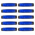10pcs 6 Led Trailer Side Marker Lights 12v 3 8 Front Rear Signal Indicator Light Strip Waterproof Lamp For Truck Van Pickup Atv
