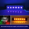 10pcs 6 Led Trailer Side Marker Lights 12v 3 8 Front Rear Signal Indicator Light Strip Waterproof Lamp For Truck Van Pickup Atv