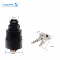 Mayspare Marine Ignition Switch 6 Wire Keyed Push Choke With Key Replaces Mercury 87-88107a5