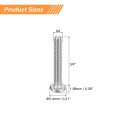 4-40x3 4 Pan Head Machine Screws 304 Stainless Steel Screw Phillips Drive Fully Threaded Bright Finish Pack Of 50
