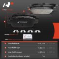 A-premium Rear Ceramic Disc Brake Pads Set Compatible With Select Ford Mazda Mercury And Lincoln Models Fusion 2006-2012 Mkz