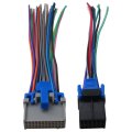Upgraded Replacement Car Stereo Radio Wiring Harness Plug 24 Pin 12 For Chevrolet S-10 Pickup 2002-04 