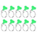 15pcs Stainless Steel Hose Clamps Worm Gear Clamp 18-32mm 11 16 To 1-1 4 Adjustable Thumb Screw Key Type Fuel Line 8mm 